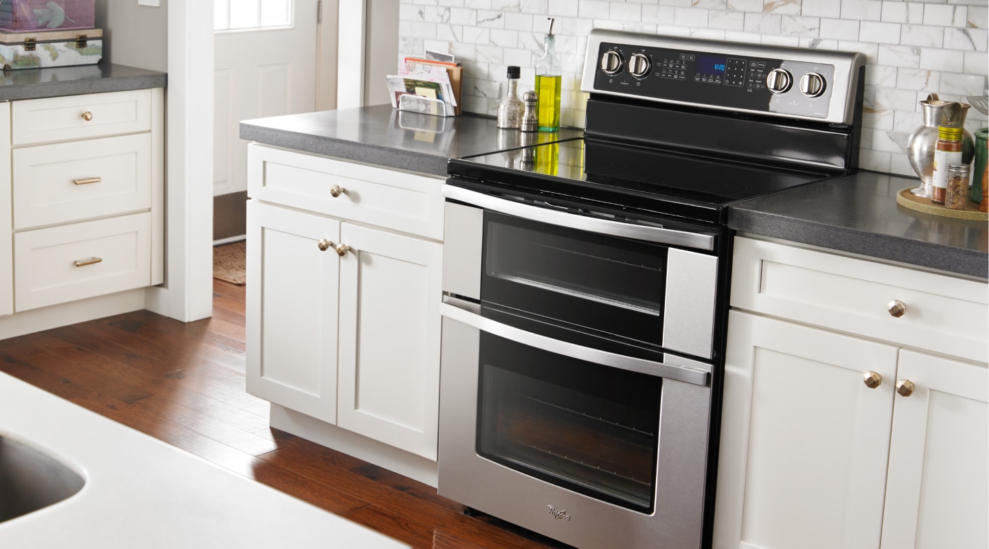 Whirlpool® double oven range
