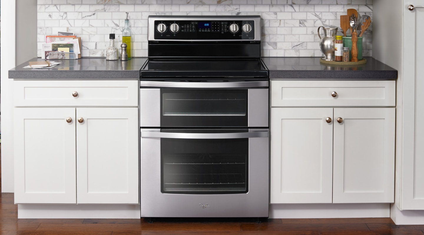 Whirlpool® double oven range