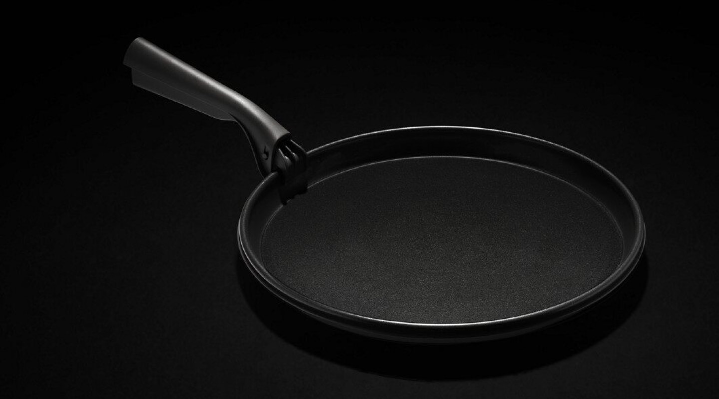 A cast iron pan A cast iron pan
