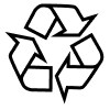 Recycling symbol icon