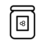 Honey jar icon