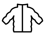 Coats and jackets icon