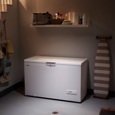 White Whirlpool® chest freezer
