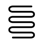 Condenser coils icon
