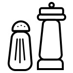 Salt and pepper icon