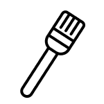 Basting brush icon