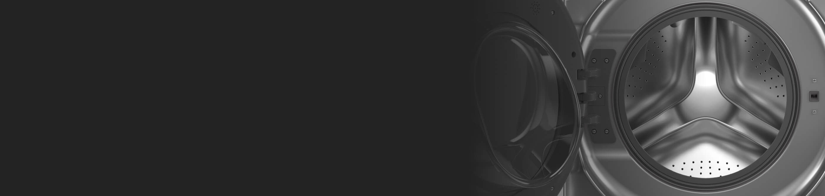 Open washing machine