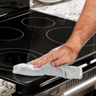 Induction cooktop deals cleaning