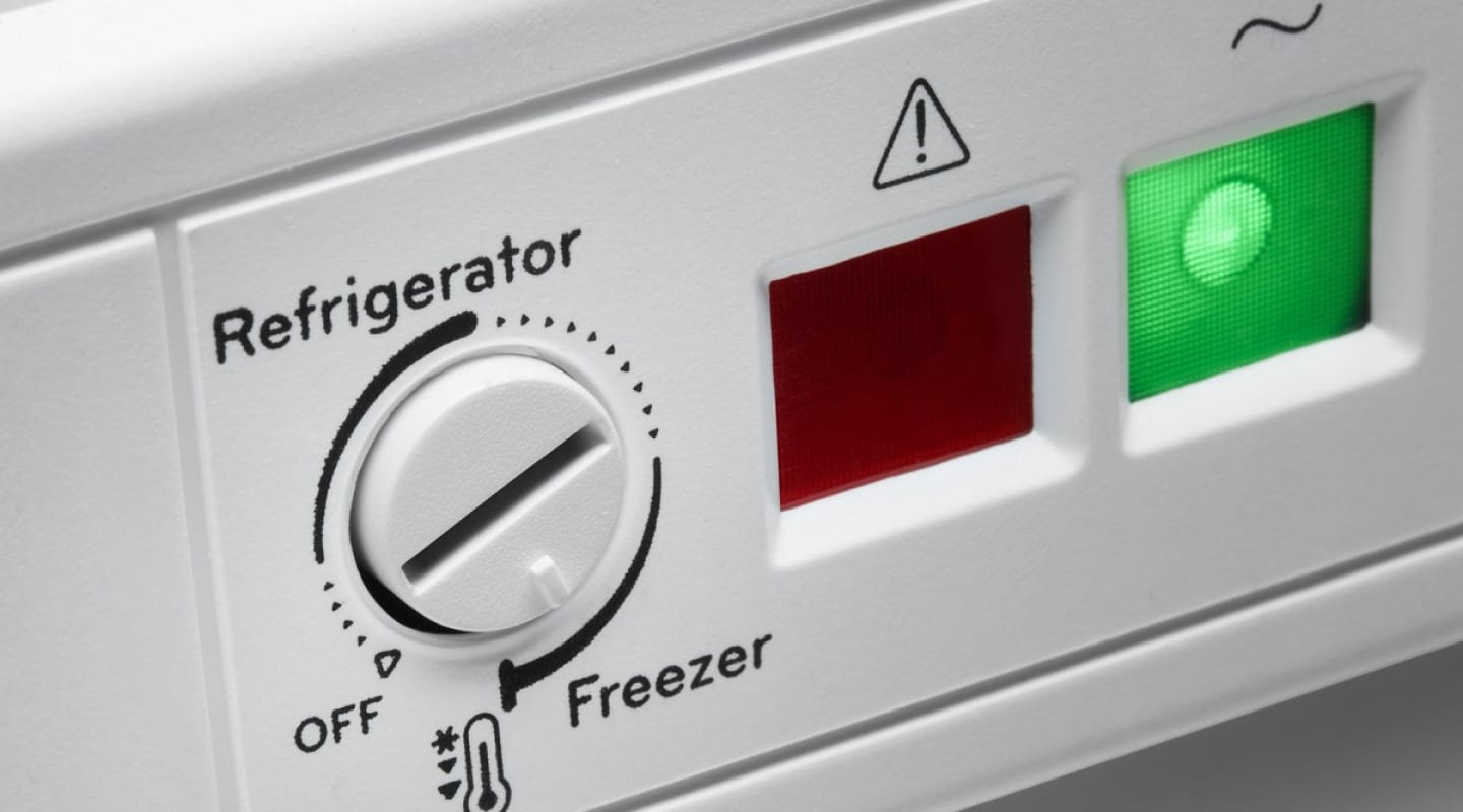 Freezer temperature dial Freezer temperature dial