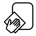 Hand cleaning icon