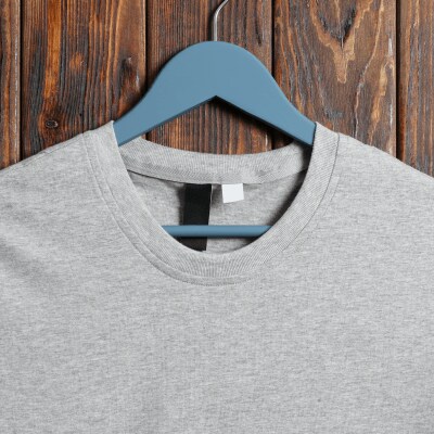 Sweater hanging on a hanger