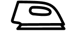 An iron icon