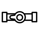 Gas dryer connection icon