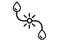 Water tubing supply icon