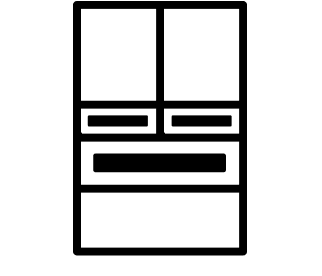 Icon of a refrigerator Icon of a refrigerator