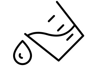 Icon of water being poured out of a pitcher Icon of water being poured out of a pitcher