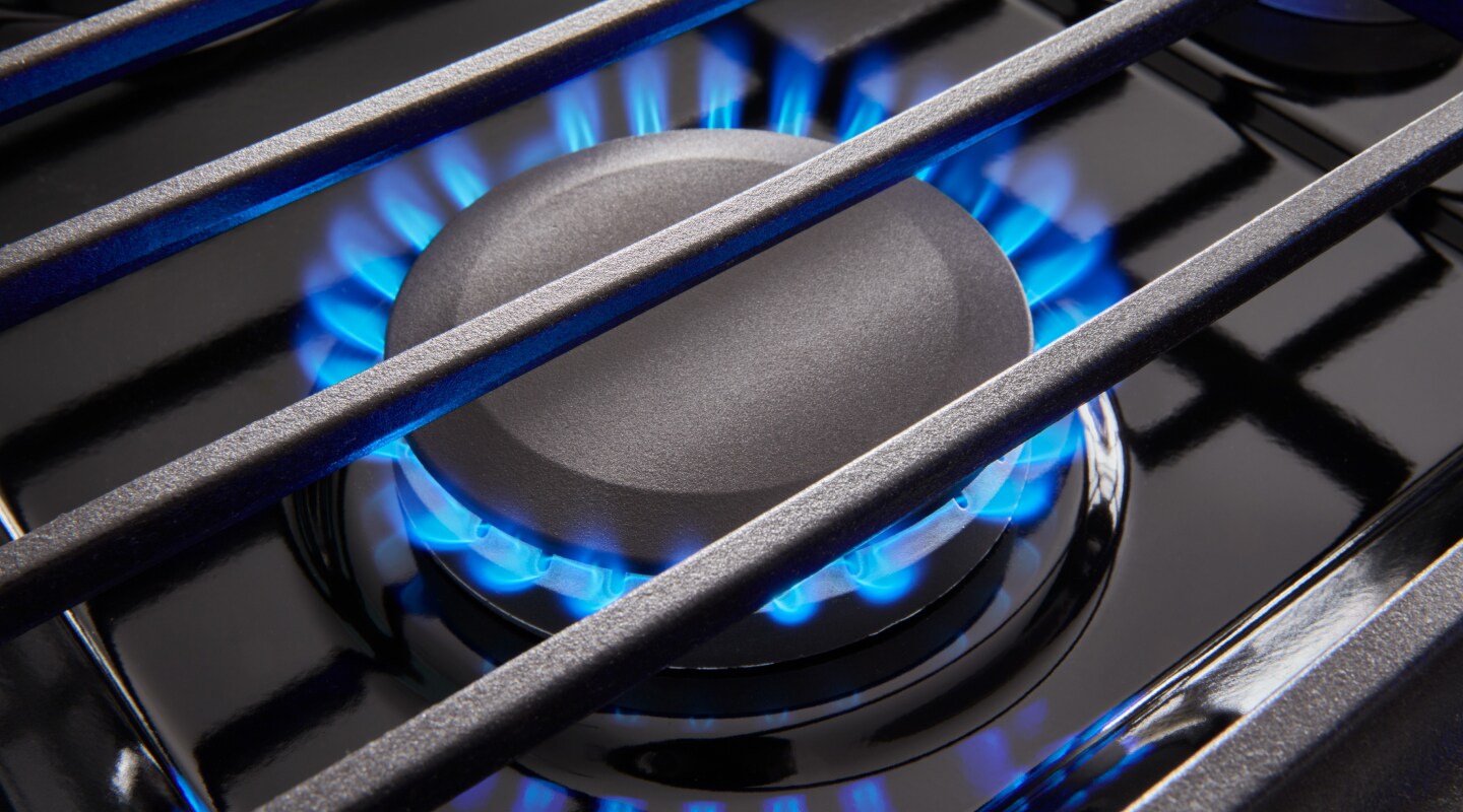 An active range burner An active range burner