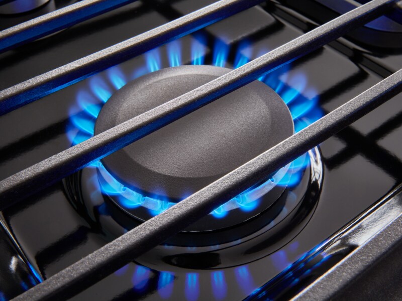 An active range burner An active range burner