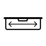 Refrigerator drawer icon