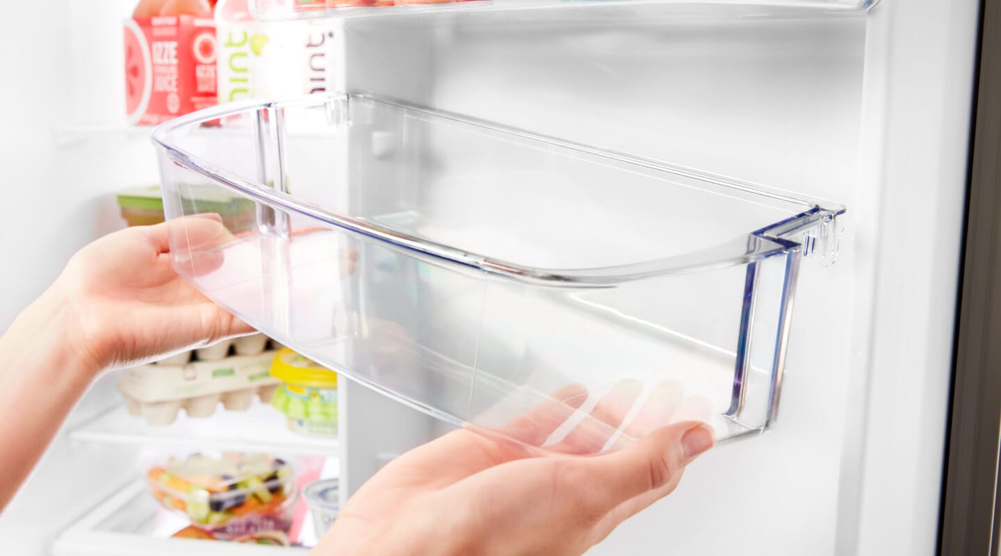 A removable refrigerator storage bin A removable refrigerator storage bin