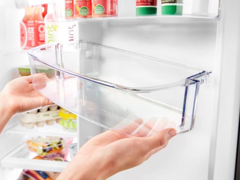A removable refrigerator storage bin A removable refrigerator storage bin