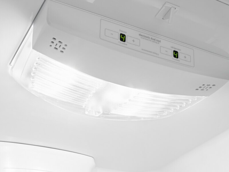 Dual temperature controls inside a refrigerator Dual temperature controls inside a refrigerator