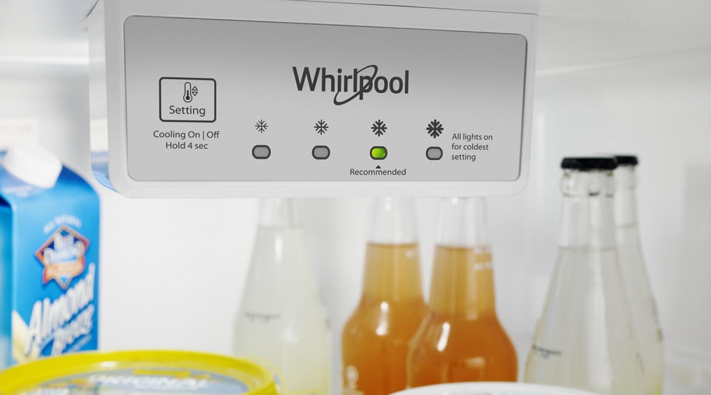 Whirlpool® Refrigerator temperature controls Whirlpool® Refrigerator temperature controls