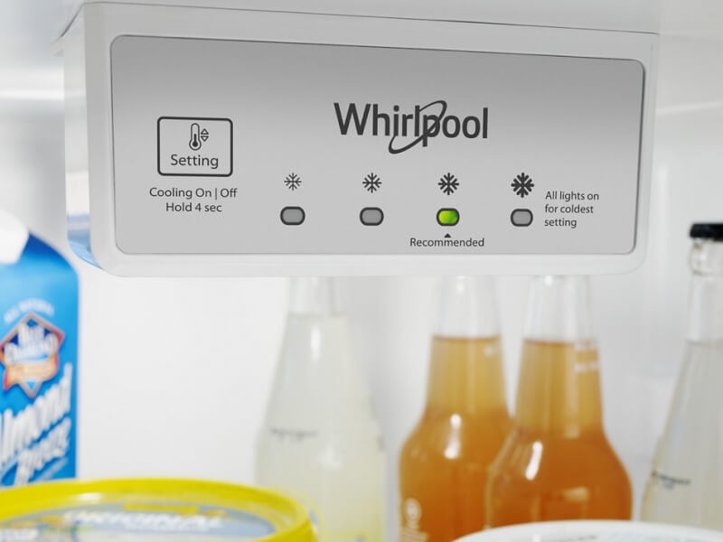 Whirlpool® Refrigerator temperature controls Whirlpool® Refrigerator temperature controls