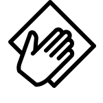 Hand wiping icon