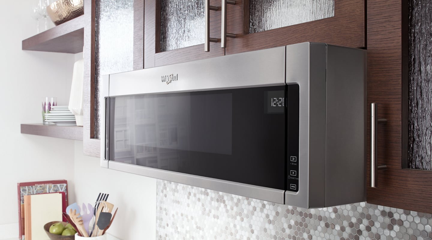 Whirlpool® low-profile microwave