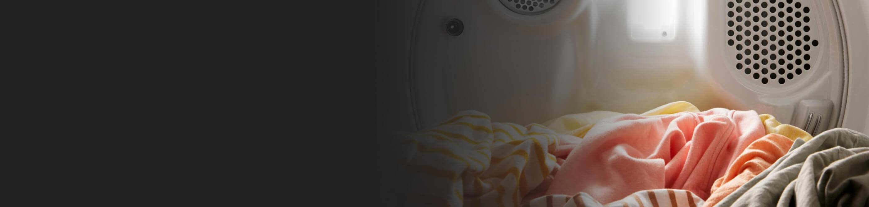 Clothes in a dryer
