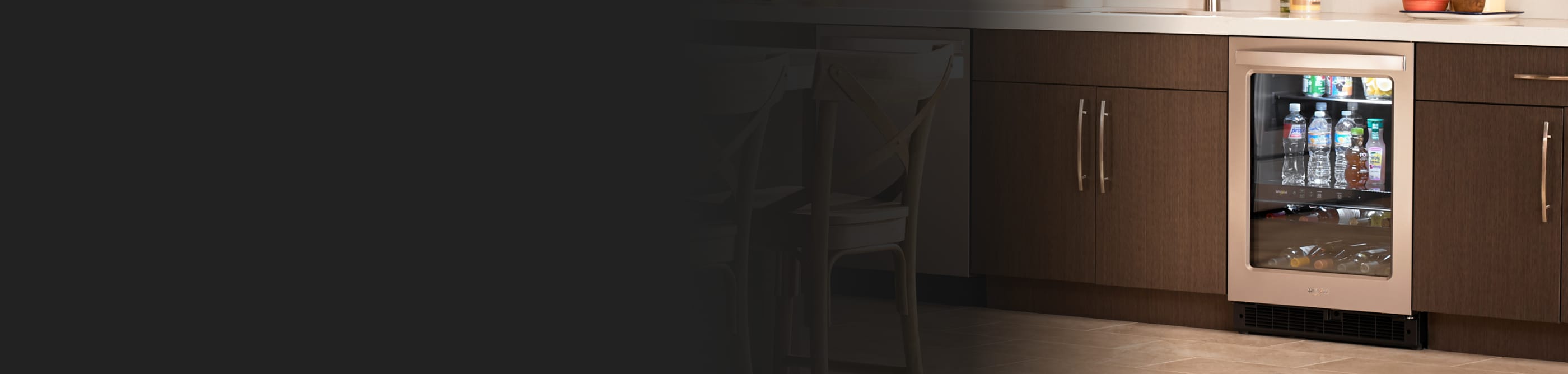 Whirlpool® undercounter refrigerator