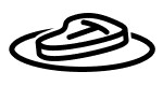 Food on a plate icon