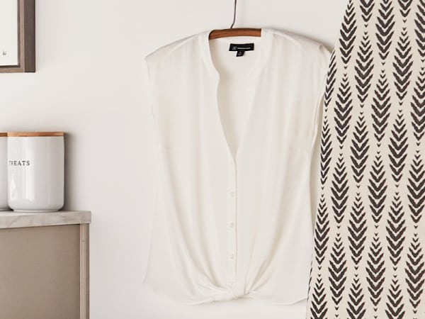 White shirt hanging