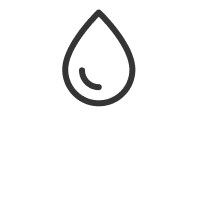A water droplet icon. 