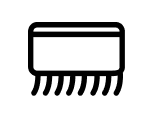 Fabric fibers icon