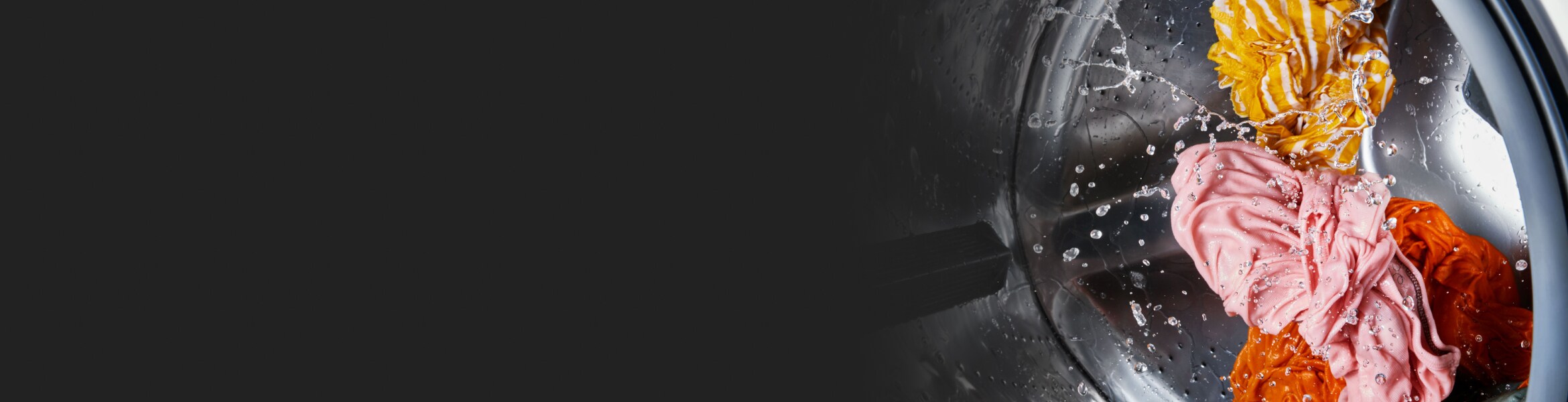 Clothes rotating inside washing machine tub