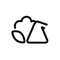 Polyester blend fabric icon