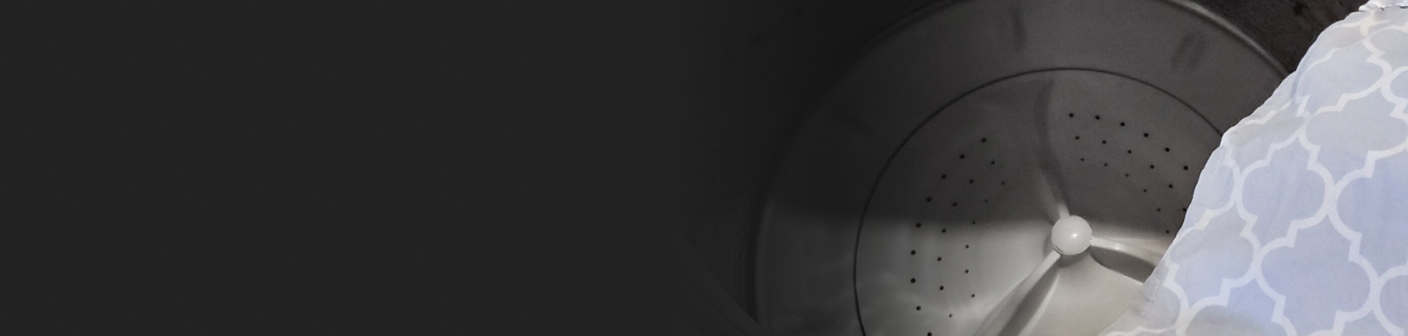 Interior of Whirlpool® dryer with sheets