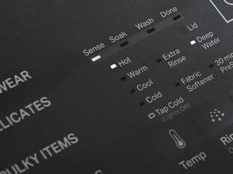 Washing machine controls Washing machine controls