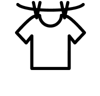 A line dry icon