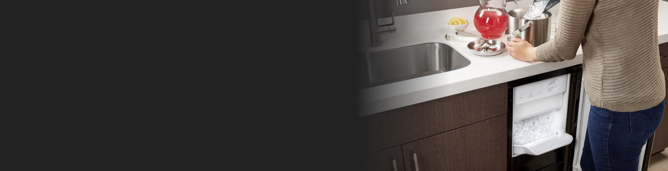 Whirlpool® Ice Maker in kitchen