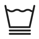 Machine wash: gentle or delicate icon