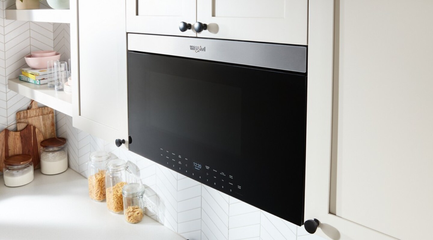 A Whirlpool® Microwave with Flush Built-In Design