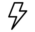 Lightning bolt icon