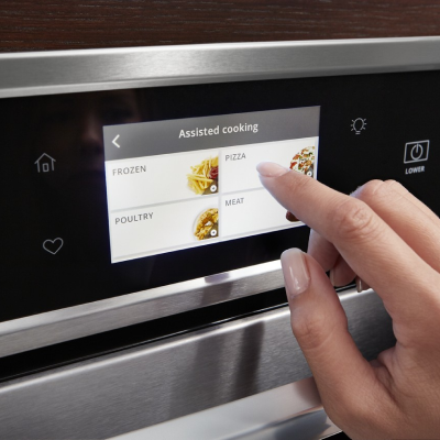 Using oven’s assisted cooking settings