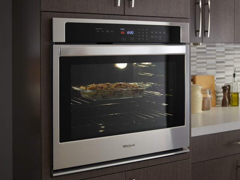 Lasagna baking in Whirlpool® oven Lasagna baking in Whirlpool® oven