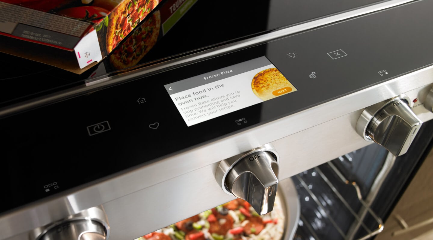 Control knobs on a Whirlpool® range Control knobs on a Whirlpool® range
