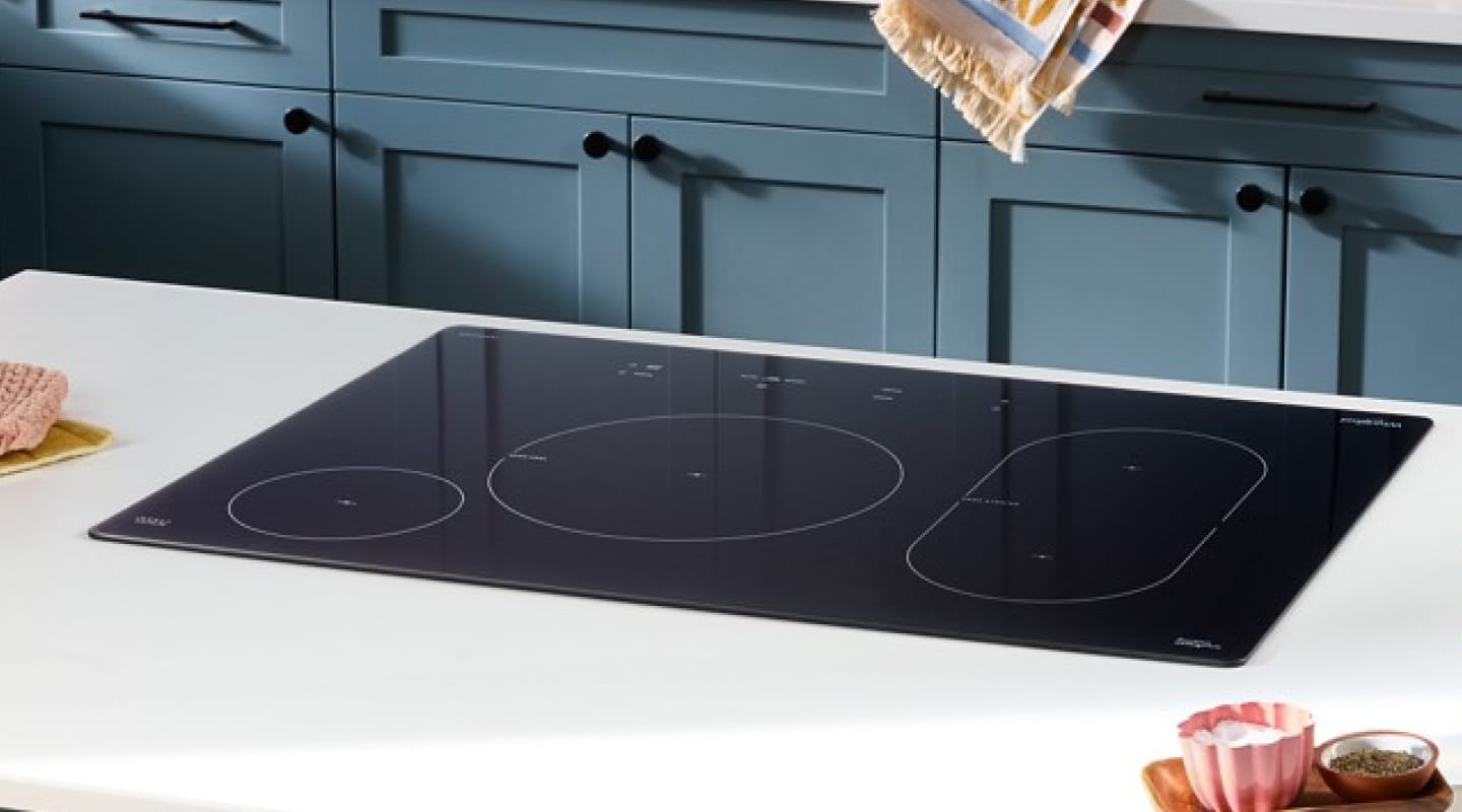 Whirlpool® cooktop in a modern kitchen