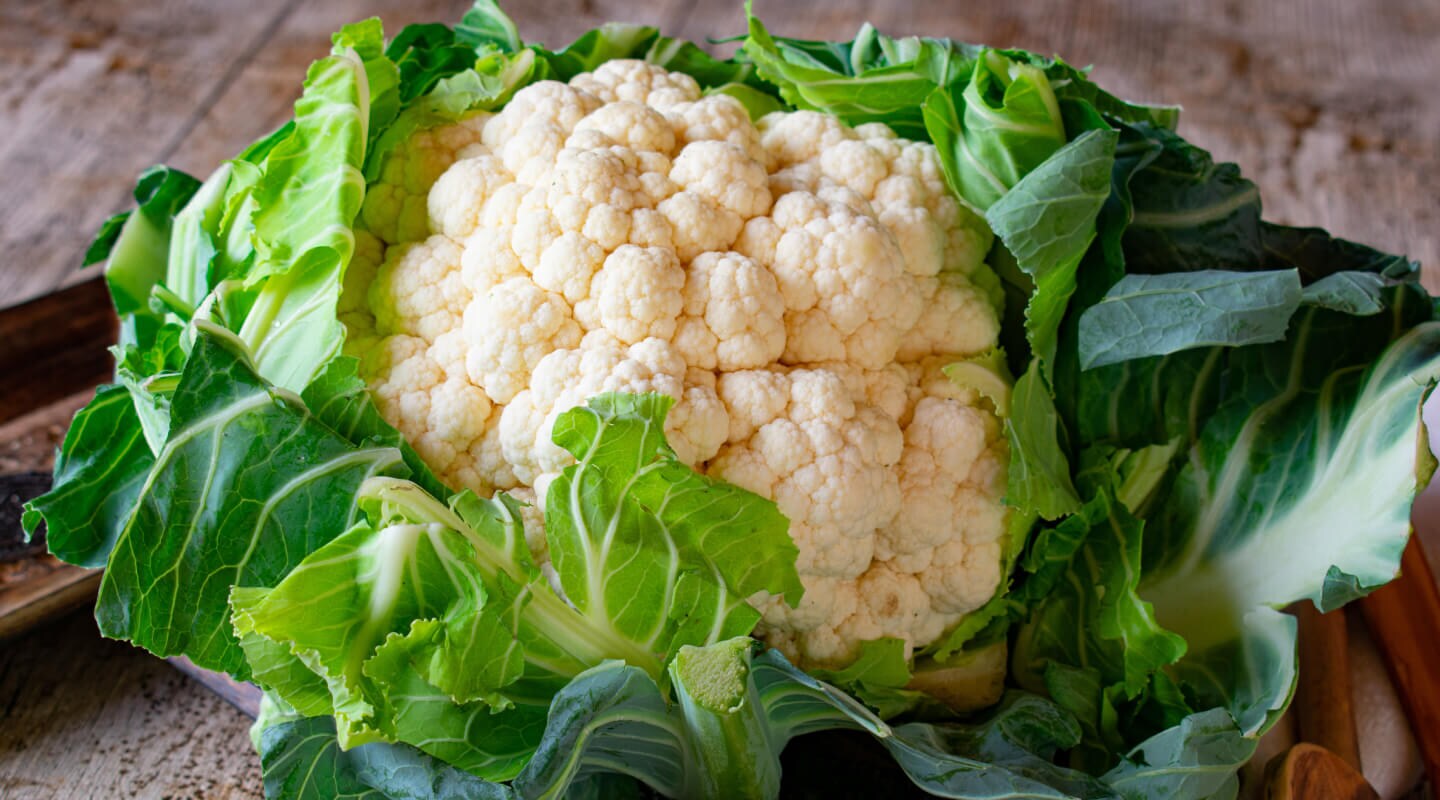 A head of cauliflower
